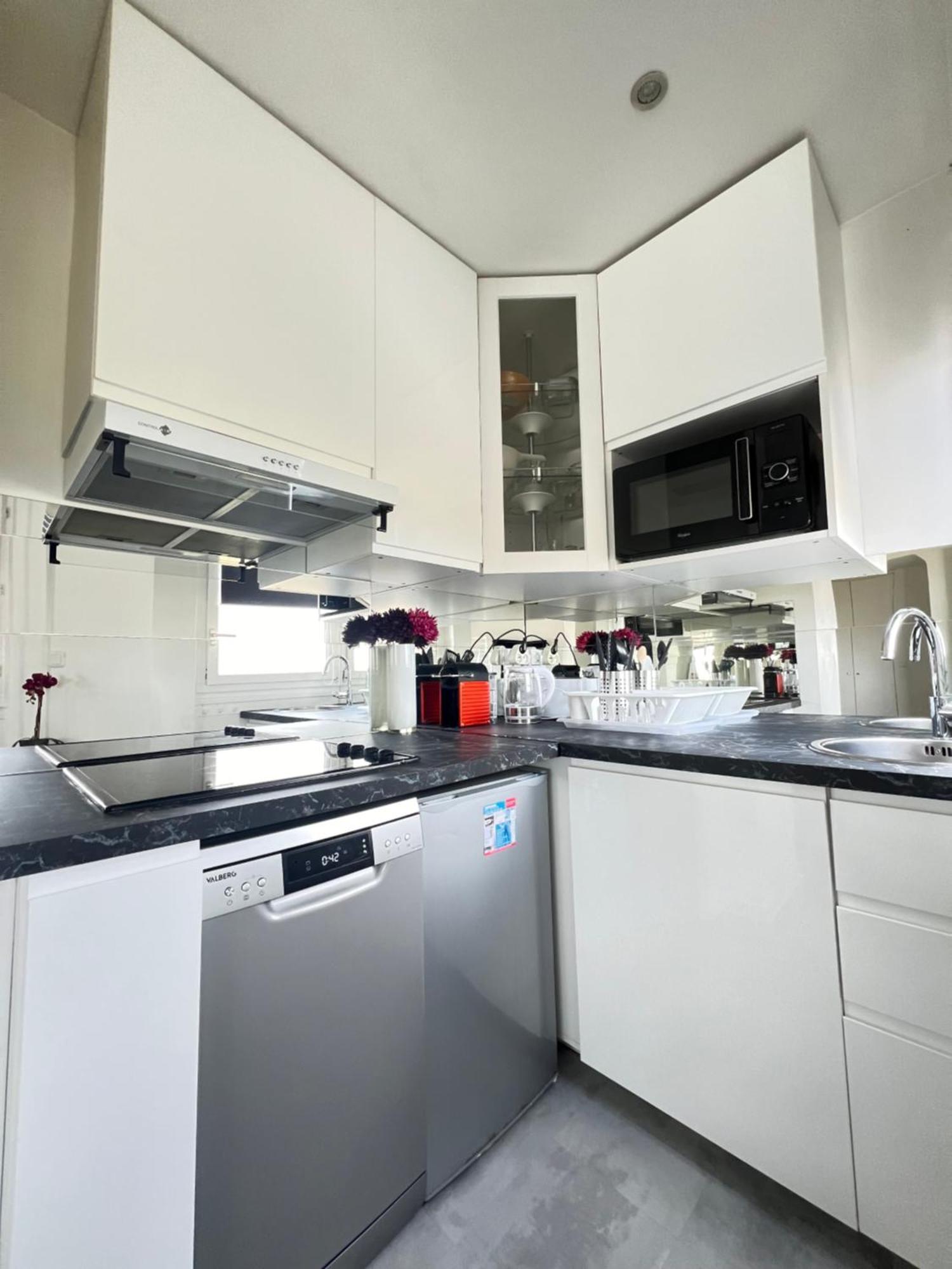 Beautiful view, new apartment Paris Extérieur photo